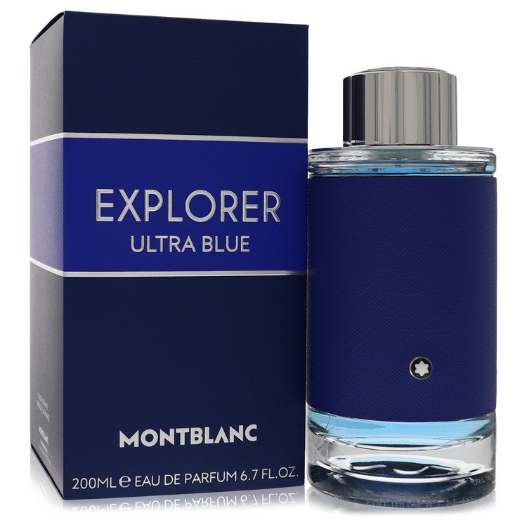 Montblanc Explorer Ultra Blue by Mont Blanc Eau De Parfum Spray 6.7 oz Montblanc Explorer Ultra Blue by Mont Blanc Eau De Parfum Spray 6.7 oz